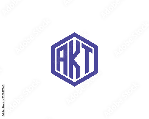 AKT logo design vector template