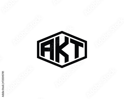 AKT logo design vector template