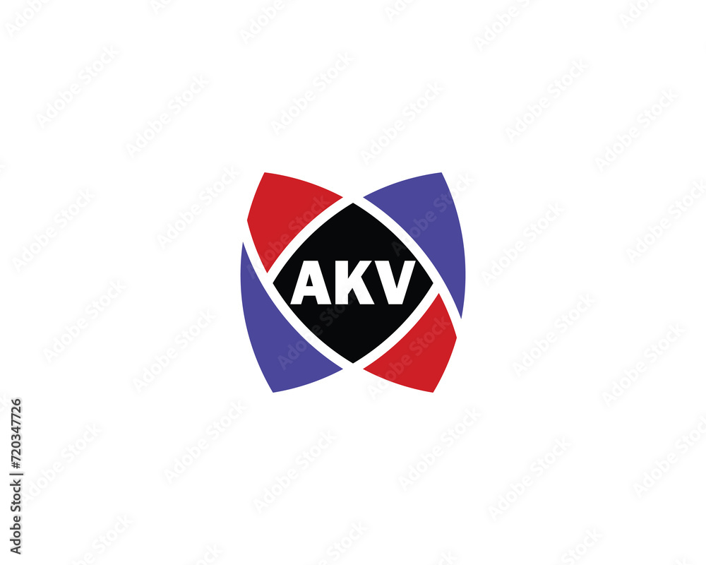 AKV logo design vector template AKV logo design vector template