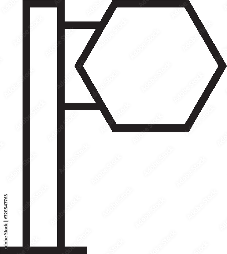Fototapeta premium Street Signpost Icon 