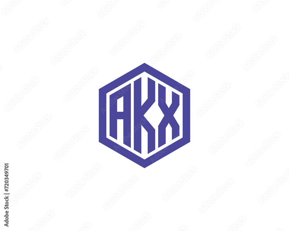 AKX logo design vector template AKX logo design vector template