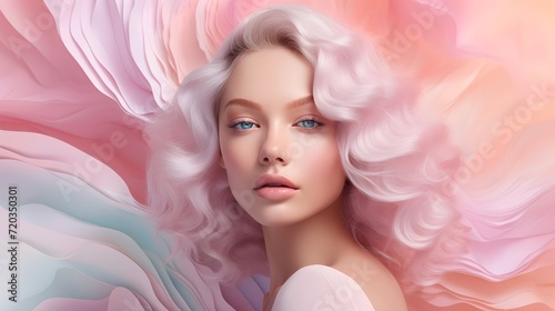 "Pastel Symphony: Soft Palette, Dreamy Aesthetic, Cosmetic Allure in Harmony"