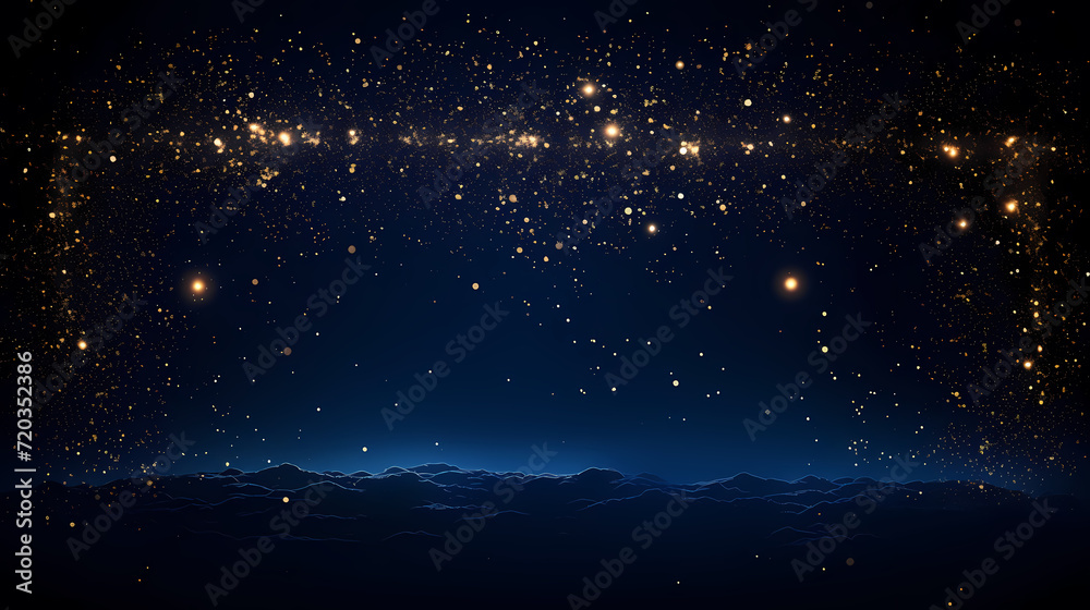 Featuring stunning soft bokeh lights and shiny elements. Abstract festive and new year background