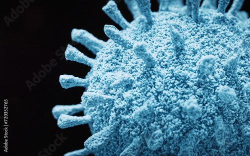 Covid-19 virus icon, Sars Cov 2 Bacteria, coronavirus pandemic and X epidemic
