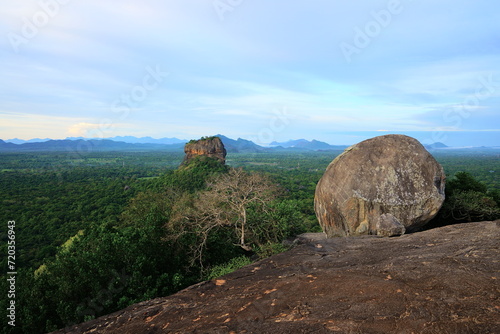 ancient sigiriya rock from Pidurangala