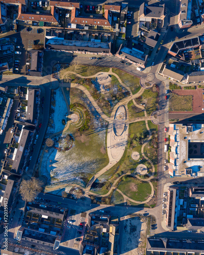 aerial view country