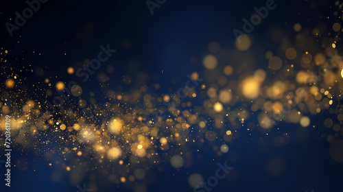 Abstract glitter lights background. Blurred bokeh effect
