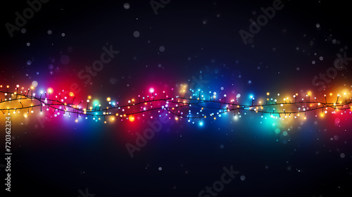 Abstract glitter lights background. Blurred bokeh effect