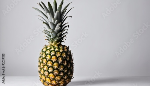 A pineapple in a white background