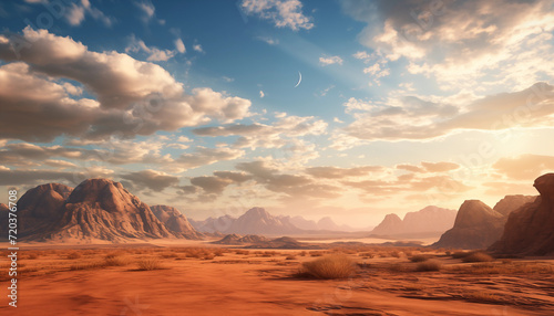 desert plains with hills © dip