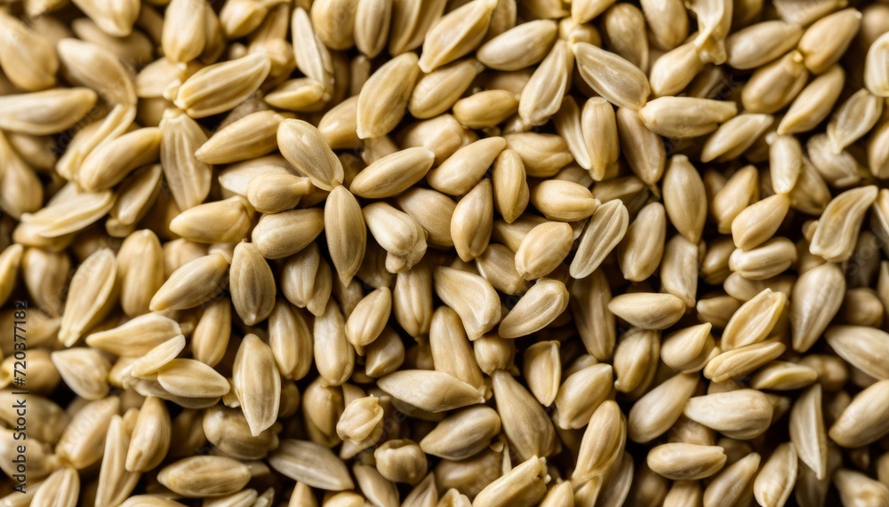 A pile of wheat grains A pile of wheat grains