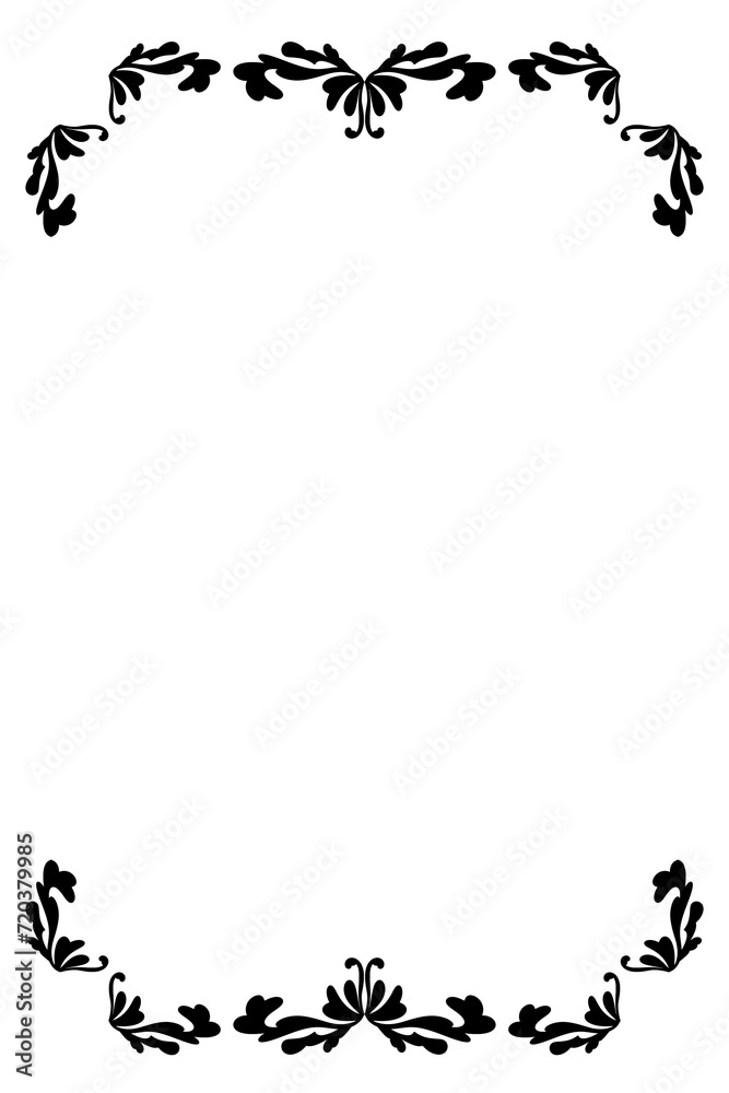 Vector image decorative ornamental frame Vector image decorative ornamental frame