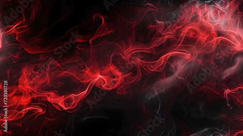 Red Fog or smoke color isolated transparent special effect. White vector cloudiness, mist smog background. illustration