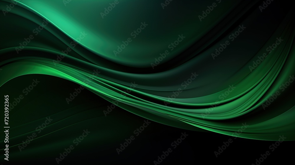 A lush and captivating dark green creative abstract background, evoking nature's depth and creativity, ideal for enhancing artistic designs.