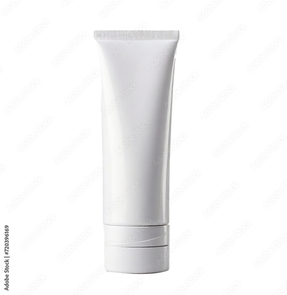 Cosmetic Tube on white background Cosmetic Tube on white background