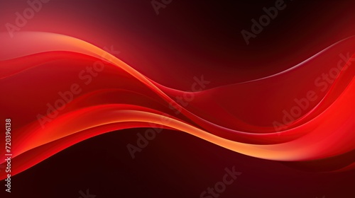 A vibrant red abstract background captivates with its dynamic energy, providing a bold and passionate foundation for creative endeavors. © AlexRillos
