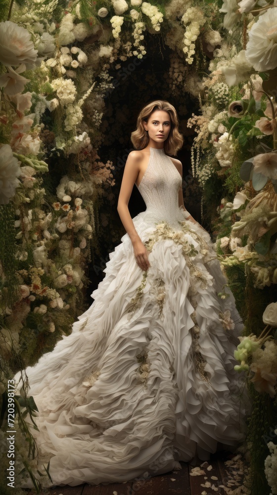 bride in a wedding dress bride in a wedding dress
