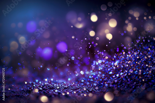 Celestial Bokeh Effect: Stardust Particles created with Generative AI technology