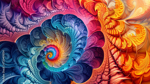 Kaleidoscopic Dreamscape: Abstract Artistry created with Generative AI technology