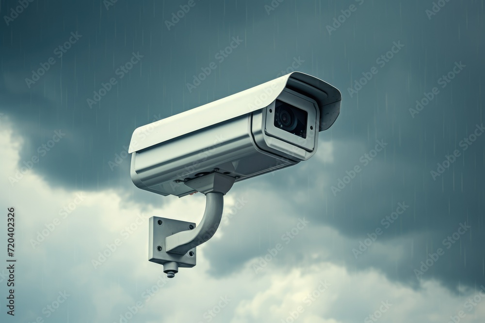 CCTV bullet cameras and CCTV surveillance cameras in Modern Office Buildings. Ai generated CCTV bullet cameras and CCTV surveillance cameras in Modern Office Buildings. Ai generated