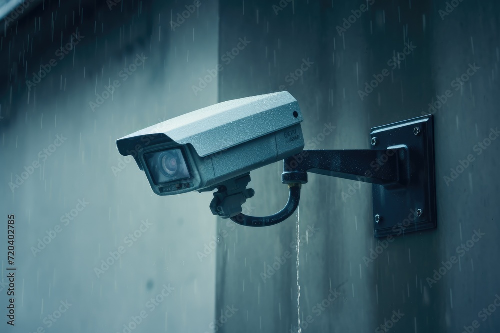 CCTV bullet cameras and CCTV surveillance cameras in Modern Office Buildings. Ai generated CCTV bullet cameras and CCTV surveillance cameras in Modern Office Buildings. Ai generated