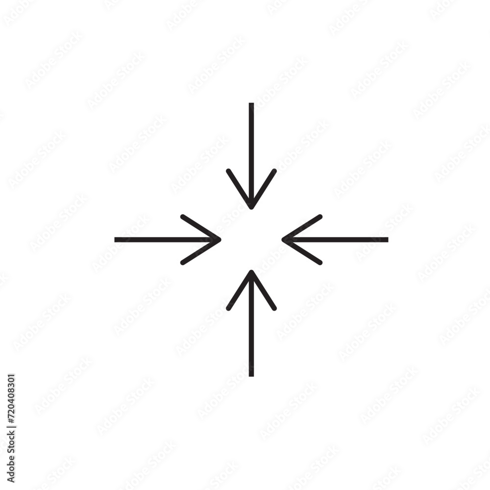 Center align icon isolated on white background Center align icon isolated on white background
