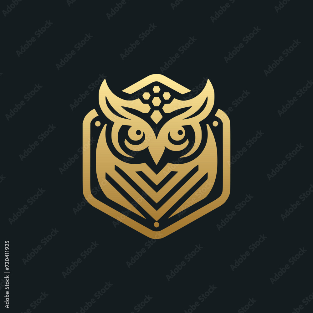 Simple and modern high quality owl logo, suitable for your company, business and work team