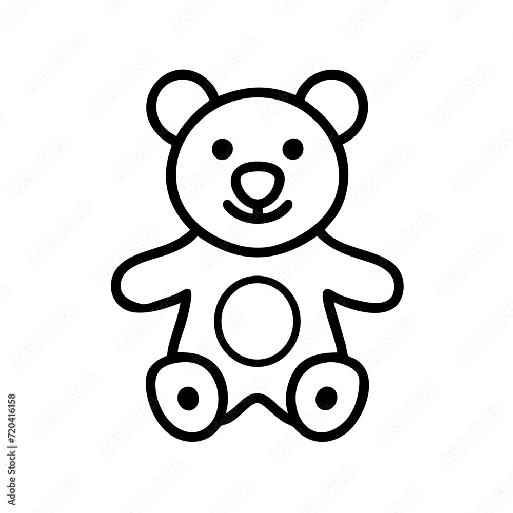 Fototapeta premium Teddy bear icon 