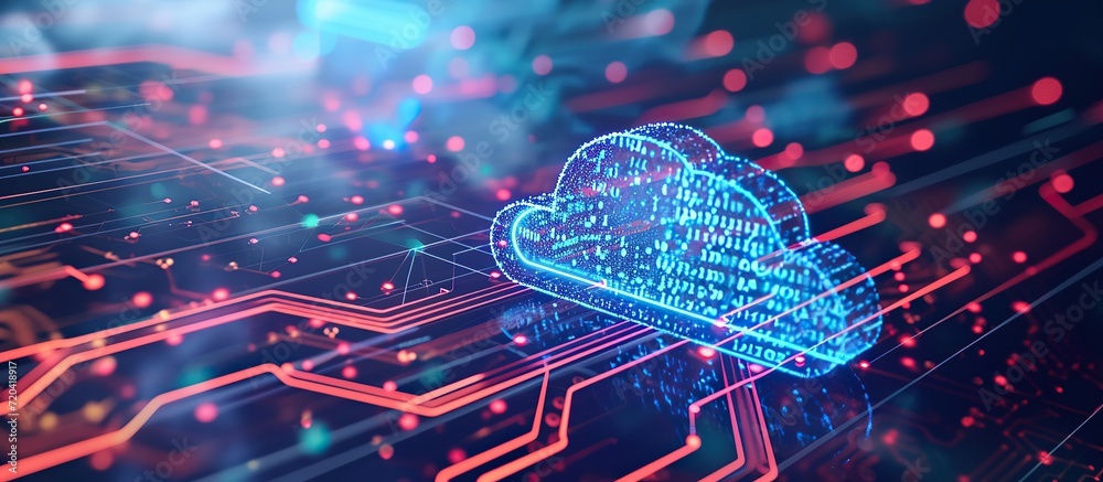 Cloud and Edge computing technology concept and smart city, innovative ...