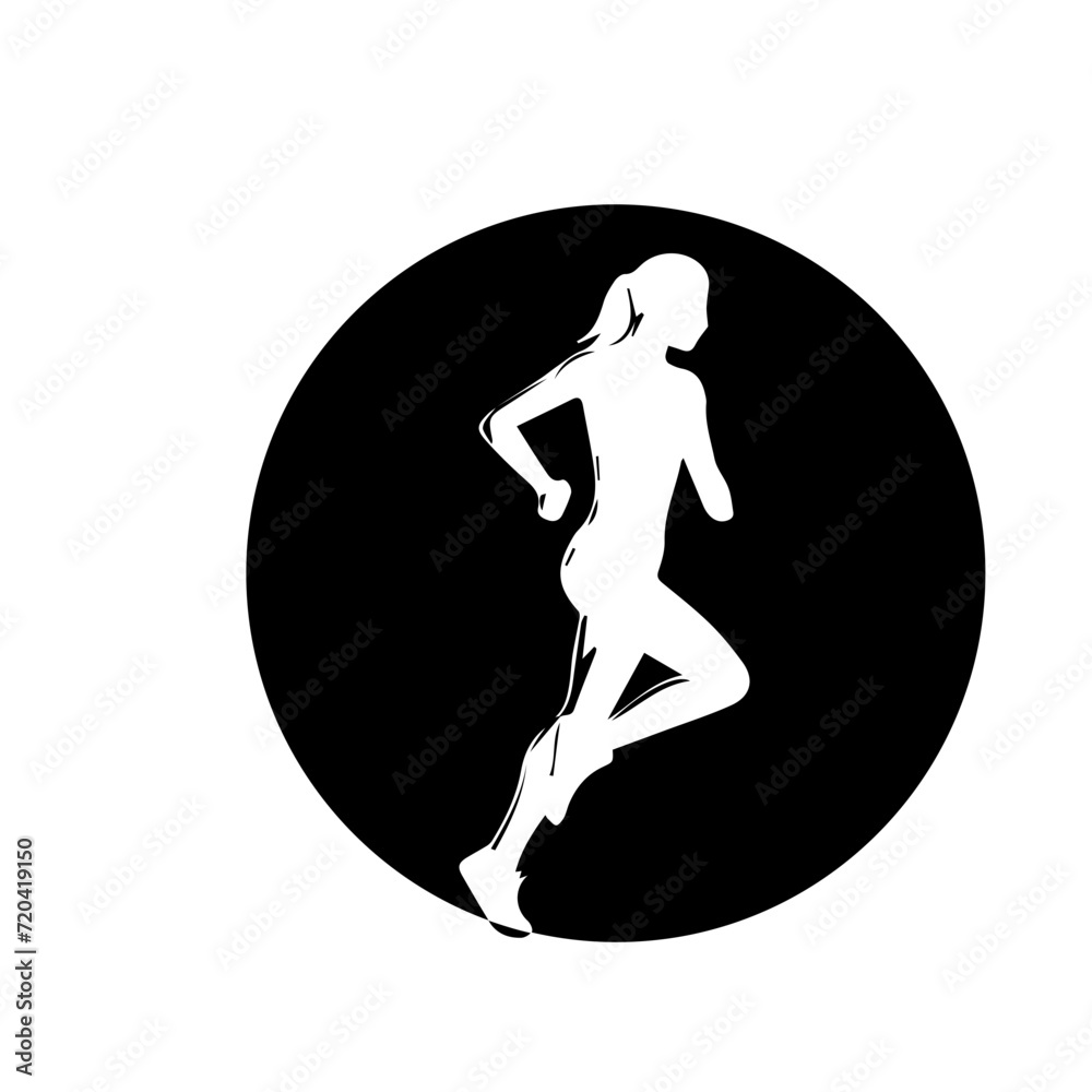 Silhouettes athlete players vector Silhouettes athlete players vector