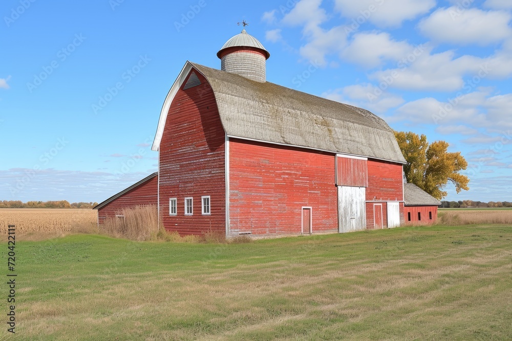 Obraz premium old red barn