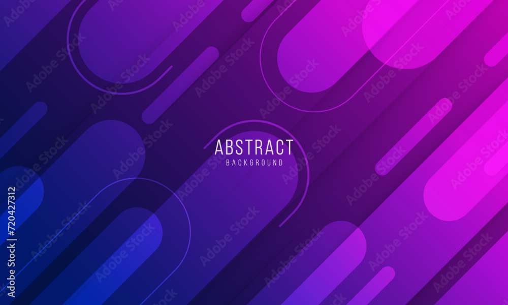 Abstract blue and purple gradient background. vector illustration