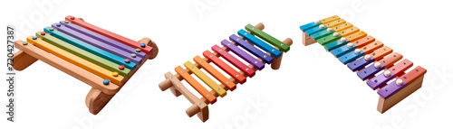 xylophone isolated on transparent background
