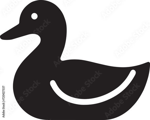 Pond Dweller: Duck Silhouette