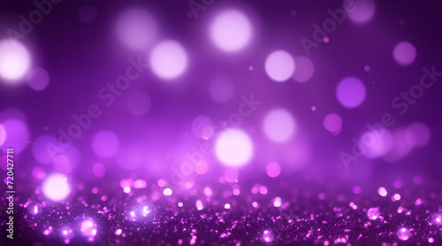 glitter vintage lights background purple and black defocused