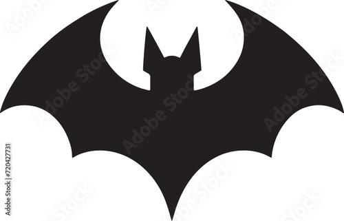 Nocturnal Wings: Bat Silhouette