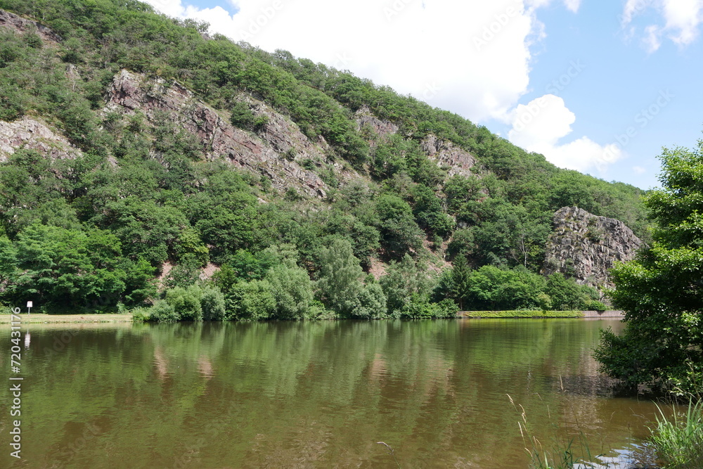 Saar an der Saarschleife bei Mettlach