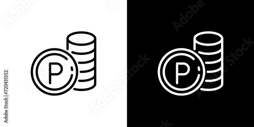 シンプルな買い物ポイントアイコン