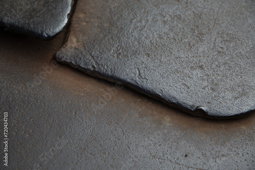 Weathered iron wall with seamless background of iron 