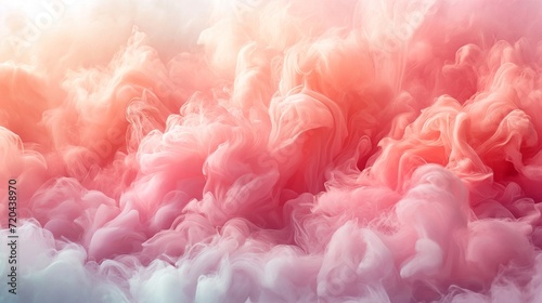 Ethereal Pink Smoke: Abstract and Dreamy Artistic Background