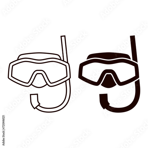 Driving mask icon, Vector Graphics