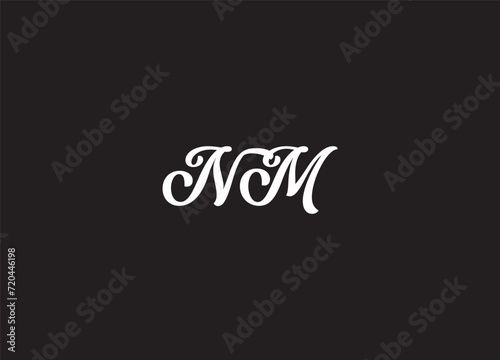 NM LETTER LOGO DESIGN AND INITIAL LOGO 