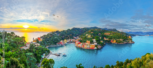 Fotografie, Obraz Portofino, Italy Beautiful Coastal Landscape