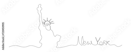 Statue of Liberty one line