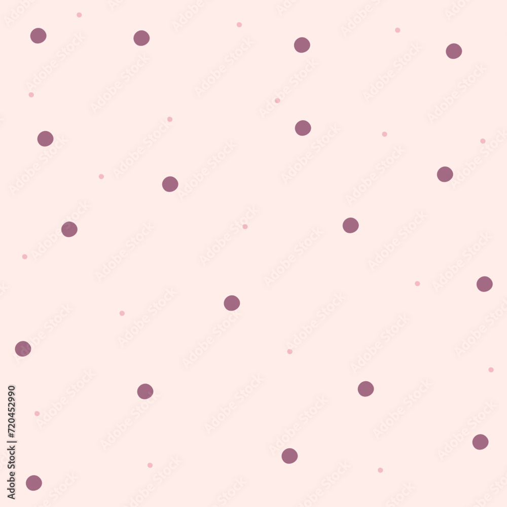 Abstract pink polka dot background