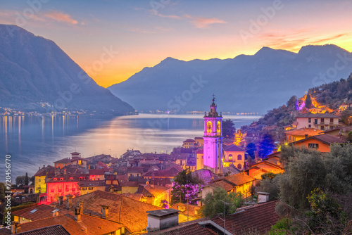 Sala Comacina, Como, Italy Town on Lake Como