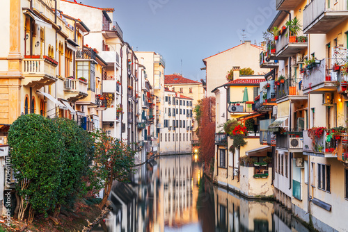 Padova, Italy Canals and Buildings © SeanPavonePhoto