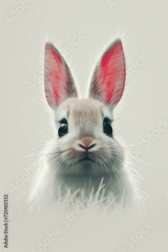 Illustration of a cute rabbit