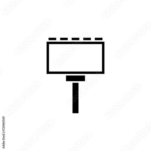 Billboard vector icon