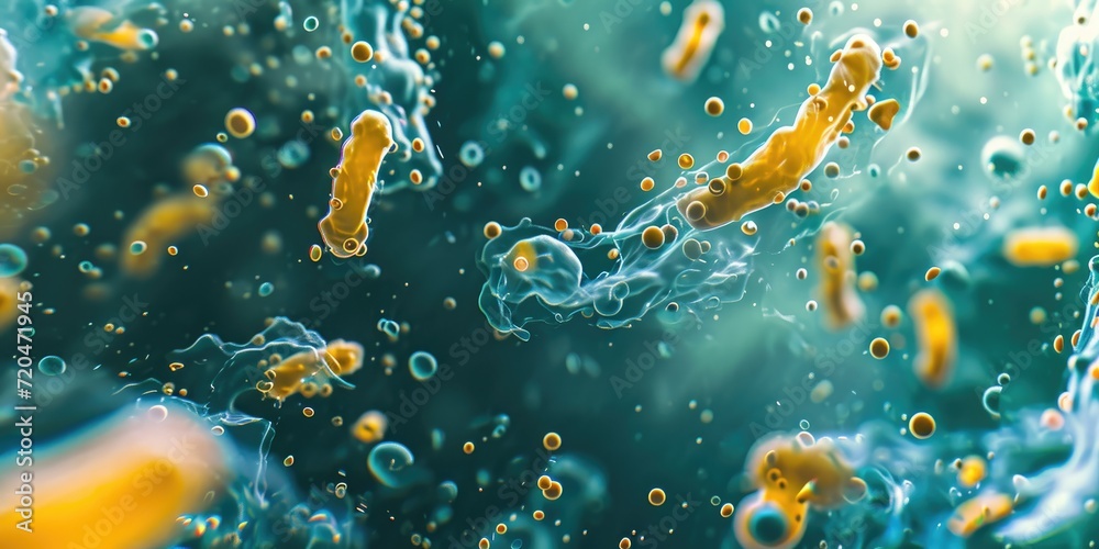 Probiotic bacteria, examined through the lens of microscopic biology and scientific inquiry. Probiotic bacteria, examined through the lens of microscopic biology and scientific inquiry.